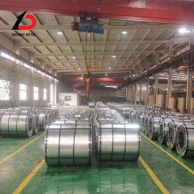 Gute Bearbeitbarkeit ASTM A653 G60 G90 0,3 mm-3 mm Regular Spangle Galvanisierte Stahlspulen nach Kundenanforderungen