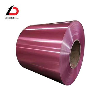 Beste 0,45mm G90 Kaltgewalzte PPGI Farbbeschichtete Vormalte Spulen Rand Spaltkanten Oberbeschichtungstärke 10-45um