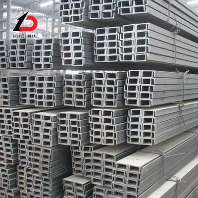 Warmgewalzte Kohlenstoffstahl Q195 Q235 Q345 Q235D Q275 Q275b C Kanalstange Stahl U-Stähle für Strukturunterstützung im Bauwesen
