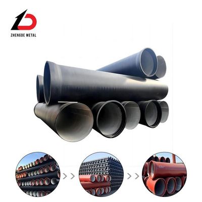 Zusammengestellte 8 Zoll große Durchmesser Beschichtung K7 K9 Klasse Duktile Gusseisen Rohr 800mm Duktile Eisen Rohr 300mm Preise pro Tonne zum Verkauf