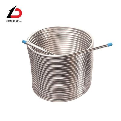 Hochmenge Wärmetauscher Rohr Edelstahl Wasserdestiller Heizröhre Edelstahl Wärmetauscher Spirale Rohr für kundenspezifische