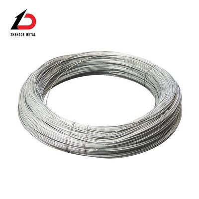 Hochspannbarkeit galvanisierter Stahldraht 0,3 - 11,0 mm Elektrogalvanisierter Binddraht Galvanisierter, schwarz gegossener Flachdraht ohne Legierung