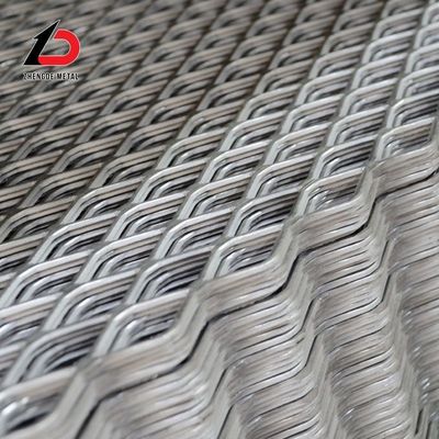 Architektonisches dekoratives Metallnetz PVC beschichtet Galvanisiertes Aluminium Stretch Expanded Metal