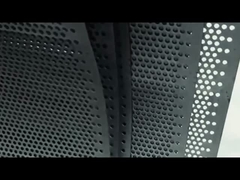 Anpassung Metall Perforat Mesh Edelstahl Aluminium Kupfer Messing Farben